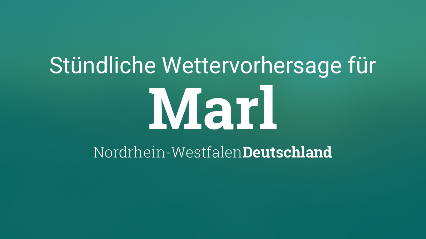 Wetter Marl 14 Tage